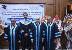 جامعة الأزهر تمنح الباحث "صلاح حمدان" درجة الماجستير في الاقتصاد