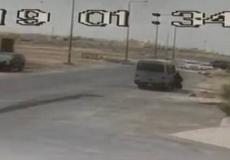 مشهد من فيديو حادثة دهس الطالبة السعودية