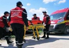 مصرع 22 شابا وإصابة 20 آخرين في انقلاب حافلة في تونس