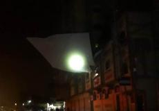 تطاير ألواح معدنية على شبكة كهرباء شمال قطاع غزة