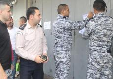 إغلاق محل تجاري في رام الله- توضيحية