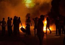 مواجهات بين شبان فلسطينيين وقوات الاحتلال -ارشيف-