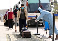 وصول العالقين إلى غزة