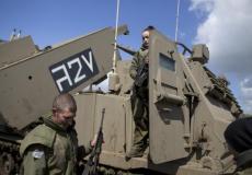 جنود قوات الجيش الإسرائيلي في الجولان على الحدود مع سوريا