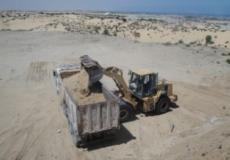 محجر رمال في غزة- أرشيفية