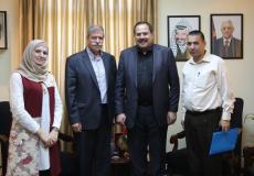 صبري صيدم يبحث مع معهد إدوارد سعيد تعزيز الموسيقى في المدارس