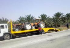 الاحتلال يستولي على معدات زراعية شمال أريحا