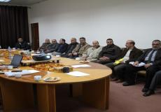 أبو الريش خلال اجتماع مجلس الوزارة الأسبوعي