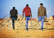 جرحى فلسطينيين - ارشيف