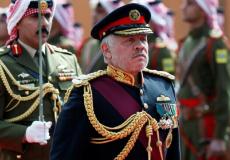الملك الأردني 