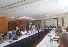 مشاركون في رام الله خلال ورشة عمل