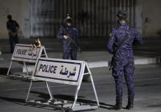 الشرطة الفلسطينية بغزة أثناء عملها في ظل جائحة كورونا