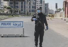 الشرطة في غزة في ظل كورونا 