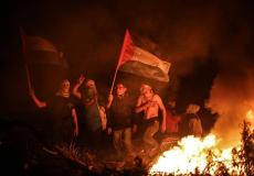 الارباك الليلي من فعاليات مسيرات العودة