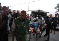 الخدمات الطبية تعلن حصيلة عملها على حدود غزة أمس