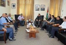 صيدم يلتقي اتحاد العاملين في الجامعات لبحث قضايا تخدم التعليم العالي