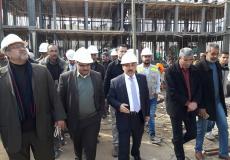 الحساينة يتفقد مشروع ابراج الندى 
