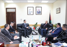 اجتماع وزير التعليم العالي والبحث العلمي محمود أبو مويس  مع سفير جمهورية الصين الشعبية قواه واي