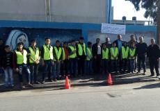 بلدية غزة تنفذ حملة للنظافة في حي الزيتون