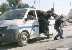 الشرطة الفلسطينية في مدينة نابلس