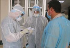 ضمن المناورة التي أقامتها وزارة الصحة في غزة اليوم