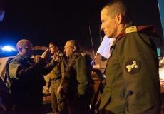 غادي ايزنكوت يزور مكان عملية اطلاق النار في رام الله