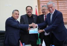 الدكتور أبو الرب يتسلم مهام رئاسة جامعة فلسطين التقنية