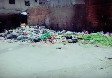 انتشار النفايات في مخيم السبينة بسوريا