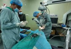 استئناف اجراء عمليات الشبكية للمرضى في مستشفى العيون منذ بداية مارس الجارى