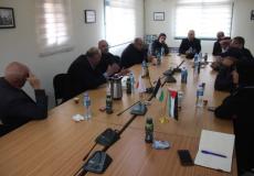 خلال اجتماع دائرة شؤون اللاجئين برام الله