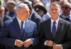 يولي إدلشتاين رئيس الكنيست الإسرائيلي وبنيامين نتنياهو رئيس الوزراء المؤقت