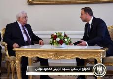الرئيس عباس يستقبل نظيره البولندي في نيويورك
