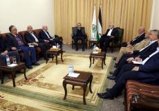 هنية يجتمع مع وفد قيادي قيادي من الجبهة الشعبية