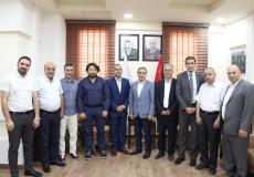 غرفة الخليل مع وفد تجاري تركي