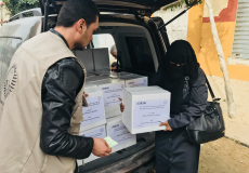 الإغاثة الزراعية توزع حقائب بيطرية على مربي المواشي