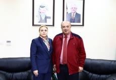 الوزير محمود أبو مويس يلتقي سفيرة فلسطين في النرويج