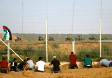 حدود غزة الشرقية -ارشيف-