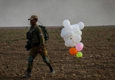 جيش الاحتلال يعثر على بالونات متفجرة - ارشيف