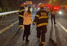 مكان الحادث قرب اللد