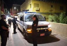 الشرطة في قرية طرعان