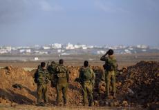 جنود إسرائيليون على حدود غزة -ارشيف