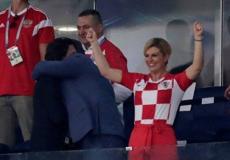 رئيسة كرواتيا كوليندا غرابار كيتاروفيتش تساند منتخب بلادها في مونديال روسيا