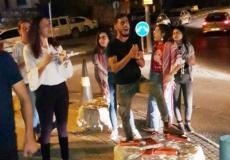 وقفة تضامنية في قرية شعب