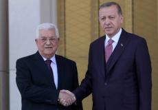 الرئيس محمود عباس ونظيره التركي