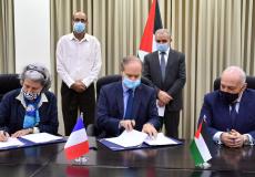 فلسطين وفرنسا توقعان اتفاقية بـ10 ملايين يورو