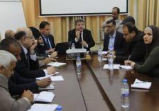 ورشة عمل عقدتها الزراعة بمقر الوزارة بغزة