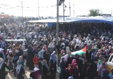 انطلاق فعاليات 'فلسطينيات نحو العودة و كسر الحصار' شرق غزة