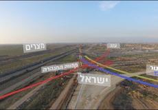 صورة من مقطع فيديو توضيحي نشره الجيش الإسرائيلي عن حادثة قصف النفق