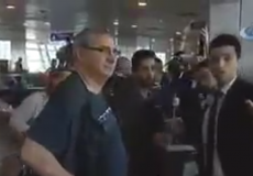 إهانة السفير الاسرائيلي في مطار اسطنبول بسبب غزة