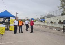 محطة متنقلة لفحص الكورونا في المجتمع العربي